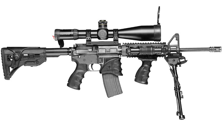 Пистолетная рукоятка FAB Defense на M-16, SR-25 или AR-10, AR-15 (AG-43)