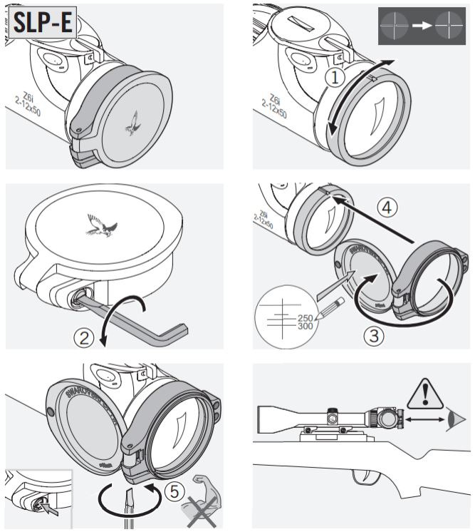 инструкция для крышки окуляра Swarovski SLP-E 46 мм