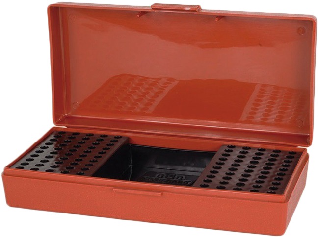 Красная коробочка MTM для 250 патронов 17 и 22 кал. (SB-200-32)