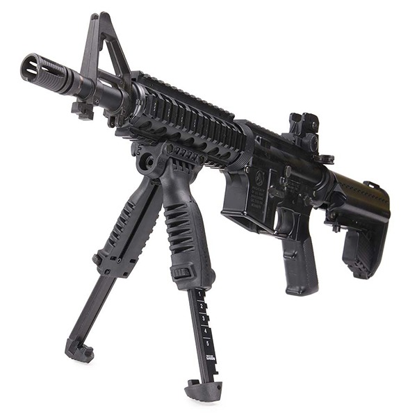 Быстросъемная рукоятка-сошки FAB Defense (T-POD QR) на цевье винтовки