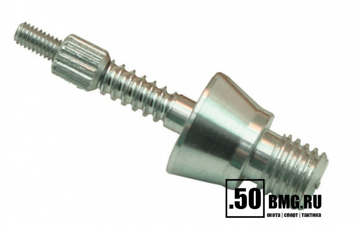 Адаптер-иголка A2S GUN № 9-M7 (дюраль, резьба папа, M7 для деревянных шомполов производства РФ и СССР)