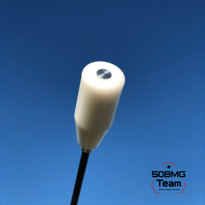 Шомпол ЧИСТОGUN к .27-.34, стержень Ø6 мм, L=60 см, нерж., нейлон, папа 12/28, подшипник, +вишер/переходник/адаптер-игла