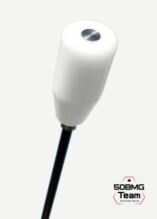 Шомпол ЧИСТОGUN к .17-.20, стержень Ø4 мм, L=45 см, нерж., нейлон, папа 5/40, подшипник, +вишер/адаптер-игла