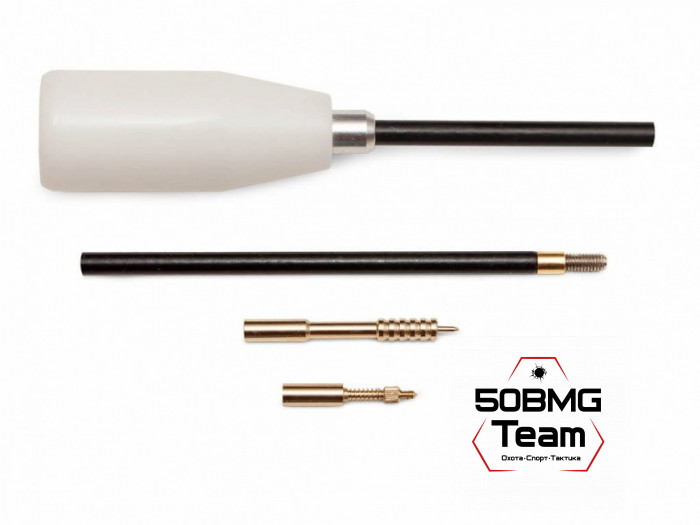 Шомпол ЧИСТОGUN к .17-.20, стержень Ø4 мм, L=45 см, нерж., нейлон, папа 5/40, подшипник, +вишер/адаптер-игла