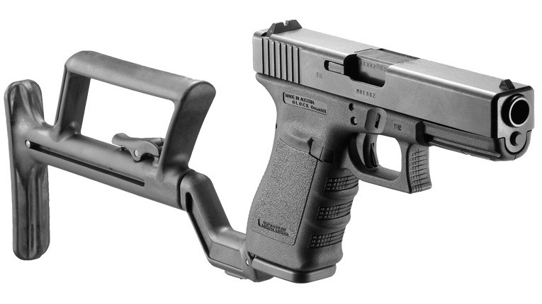 Телескопический приклад FAB Defense для пистолета Glock 19 (GLR-440)
