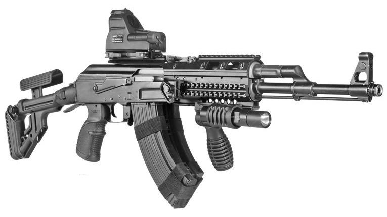 Приклад FAB Defense UAS-AK-P на АК / АКМС / АКМ / АКС, Вепре или Сайге