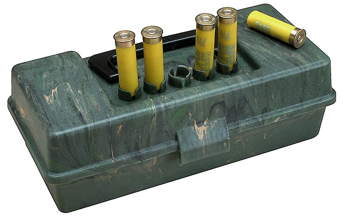 Пластмассовая коробка MTM (SF-50-20-09) с подставкой для 5 патронов