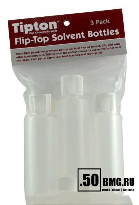 Набор бутылочек для сольвента Tipton Flip Top Solvent Bottles