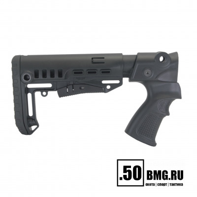 Телескопический приклад DLG Tactical на МР-155, МР-156, МР-135 компактный (DLG8907)