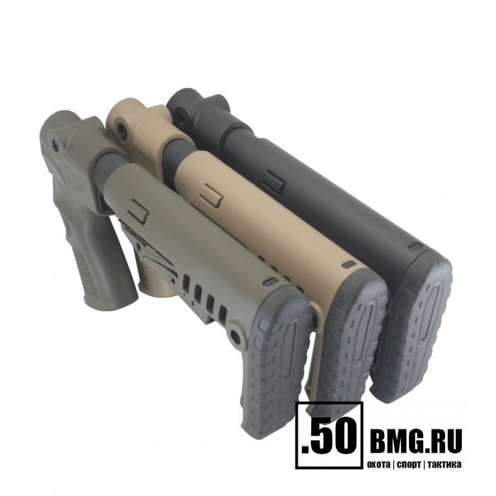 Телескопический приклад DLG Tactical на МР-155, МР-156, МР-135 компактный (DLG8907)