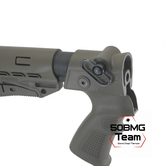 Телескопический приклад DLG Tactical на МР-155, МР-156, МР-135 компактный (DLG8907)