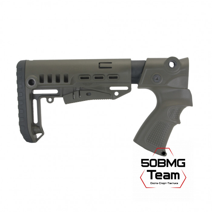 Телескопический приклад DLG Tactical на МР-155, МР-156, МР-135 компактный (DLG8907)