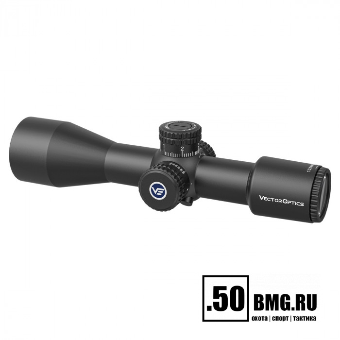 Оптический прицел Vector Optics Veyron 10x44 SFP кольца 30мм (для пневматики)