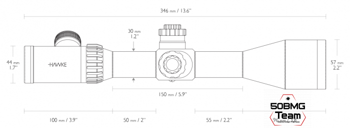 Оптический прицел Hawke Airmax 30 IR 3-12x50 SF