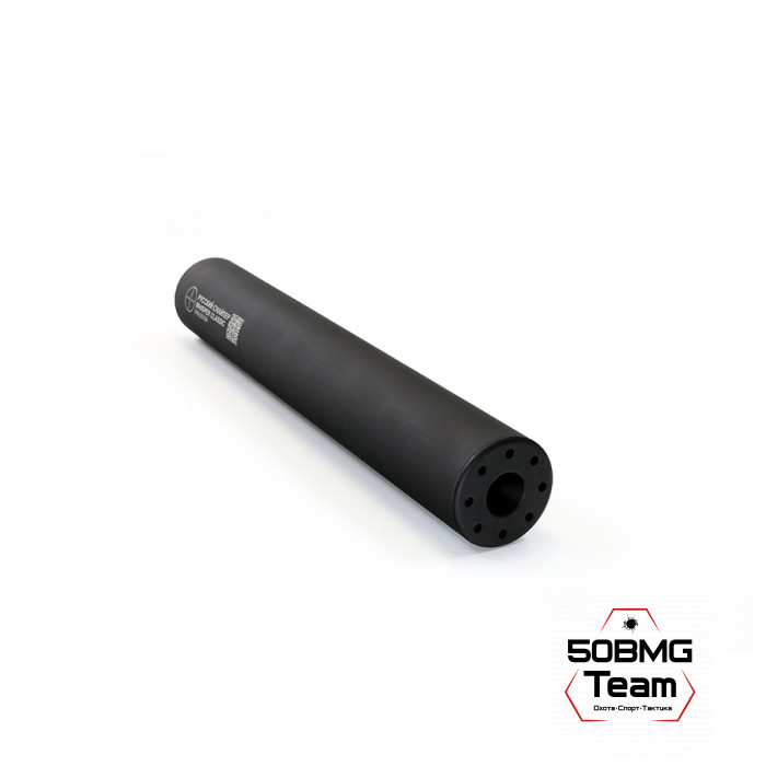 ДТК Закрытого типа Русский Снайпер Т-10 ИНТЕГРАТ 315х50 (корпус 310 мм) WHISPER classic (17 камер) резьба 15х1 (cal.6,5)+ мультикам чехол на ДТК 