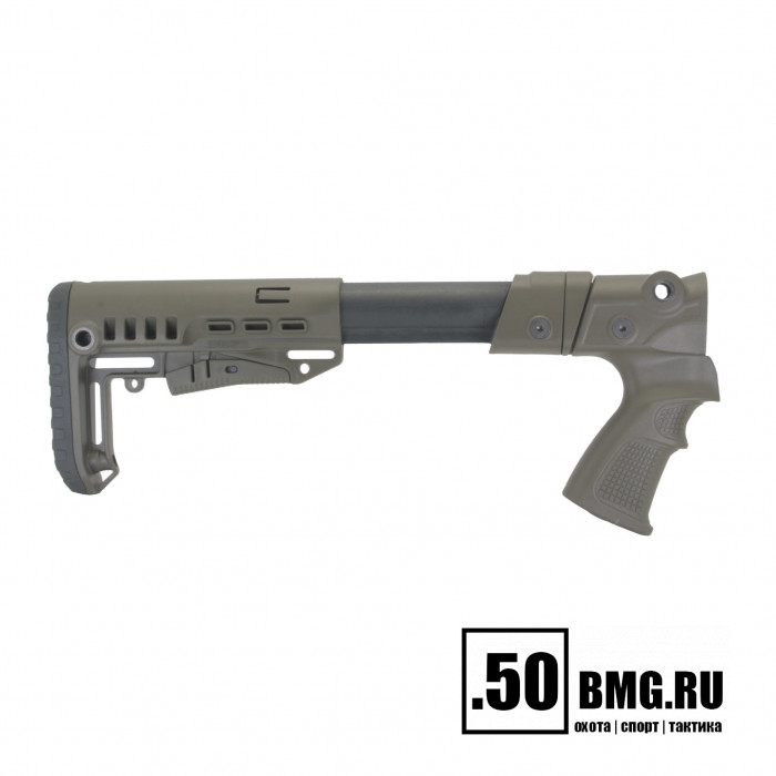 Телескопический складной приклад DLG Tactical на МР-155, МР-156, МР-135 компактный (DLG8908)