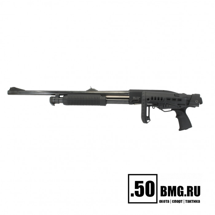 Телескопический складной приклад DLG Tactical на МР-155, МР-156, МР-135 компактный (DLG8908)