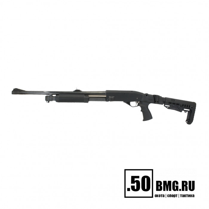 Телескопический складной приклад DLG Tactical на МР-155, МР-156, МР-135 компактный (DLG8908)