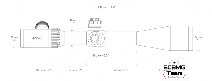Оптический прицел Hawke Airmax 30 IR 6-24x50 SF