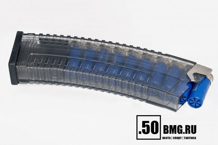 Магазин Pufgun на Вепрь-12 SPORT 12 калибр 10 патронов прозрачный (MAG VP12 10/TR SPORT)