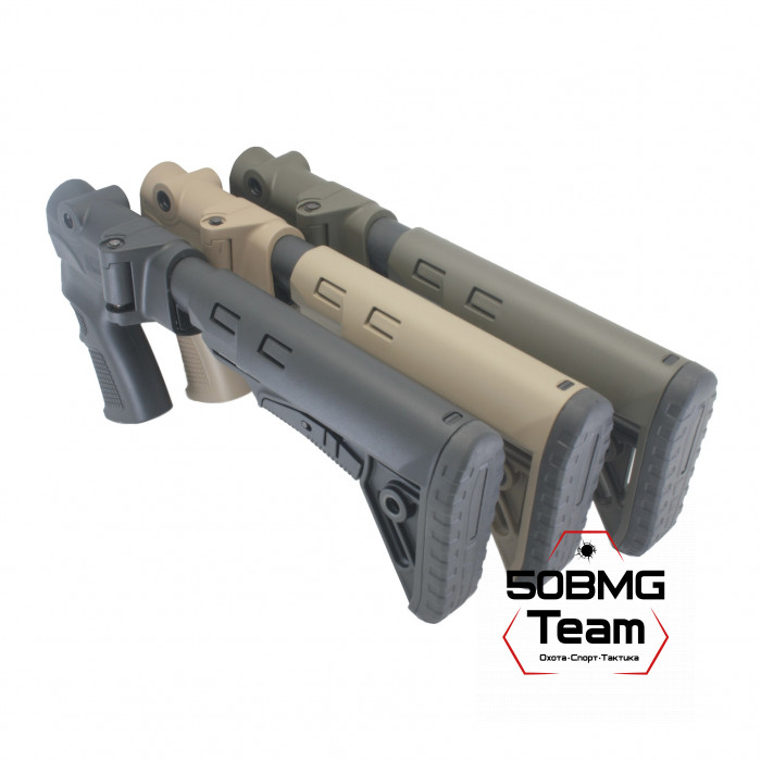 Телескопический складной приклад DLG Tactical на МР-155, МР-156, МР-135 (DLG8911)