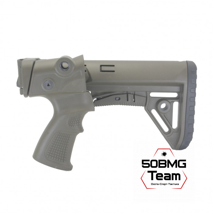 Телескопический складной приклад DLG Tactical на МР-155, МР-156, МР-135 (DLG8911)