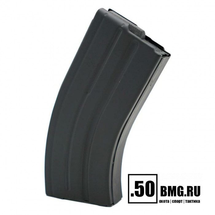 Магазин DuraMag для AR-15/M4/M16 кал. 7,62x39 на 20 патpонов, сталь черный-черный (DM76220BB)