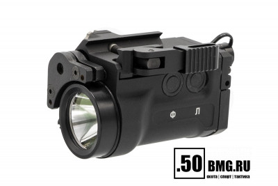 Тактический ЛЦУ Зенит (Zenitco) &quot;КЛЕЩ-2ПС+ЛЦУ&quot; В3.0(ЗЕЛЁНЫЙ+) ЛЦУ, LED фонарь, выносная кнопка