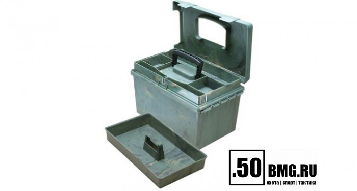 Пластиковый водозащищённый кейс MTM для хранения патронов (SPUD2)