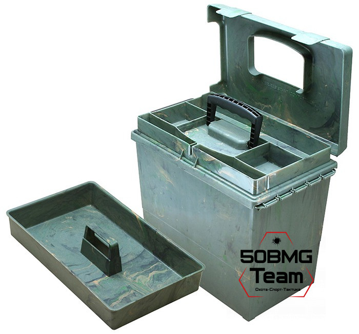 Пластиковый водозащищённый кейс MTM для хранения патронов (SPUD2)