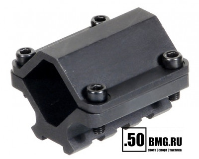 Кронштейн Leapers UTG на 19-28 мм ствол, 3 слота Weaver (MNT-BR003XLS)