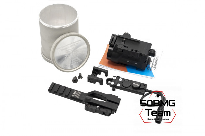 Тактический ЛЦУ Зенит (Zenitco) "КЛЕЩ-2ПС+ЛЦУ" В3.0(КРАСНЫЙ) ЛЦУ, LED фонарь, выносная кнопка