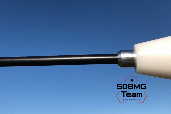 Шомпол ЧИСТОGUN к .22-.26, стержень Ø5 мм, L=75 см, нерж, нейлон, папа 8/36, подшипн, + вишер/переходн/игла (не для CZ .22 LR)