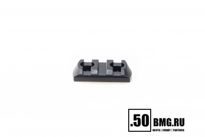 Планка Picatinny Легальный Арсенал M-LOK 3 слота, алюминий