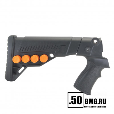 Телескопический приклад DLG Tactical на Бекас 12,16,Авто с патронташем (DLG9103)