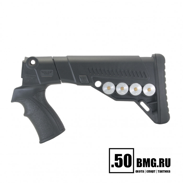 Телескопический приклад DLG Tactical на Бекас 12,16,Авто с патронташем (DLG9103)