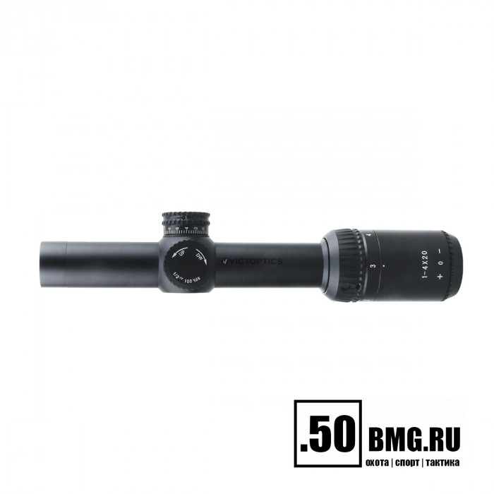 Оптический прицел Vector Optics VictOptics S4 1-4x20 SFP кольца 25.4мм