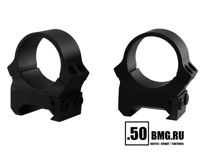 Раздельные кольца Leupold PRW 25.4 мм на Weaver низкие H=19 мм/BH=6,3 мм (54144)
