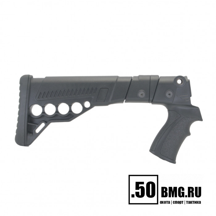 Телескопический складной приклад DLG Tactical на Бекас 12,16,Авто с патронташем (DLG9104)