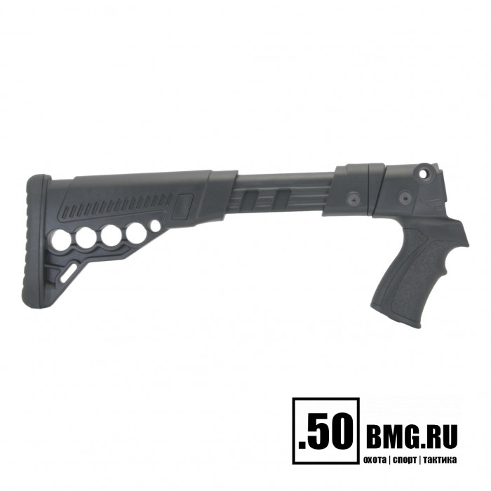 Телескопический складной приклад DLG Tactical на Бекас 12,16,Авто с патронташем (DLG9104)