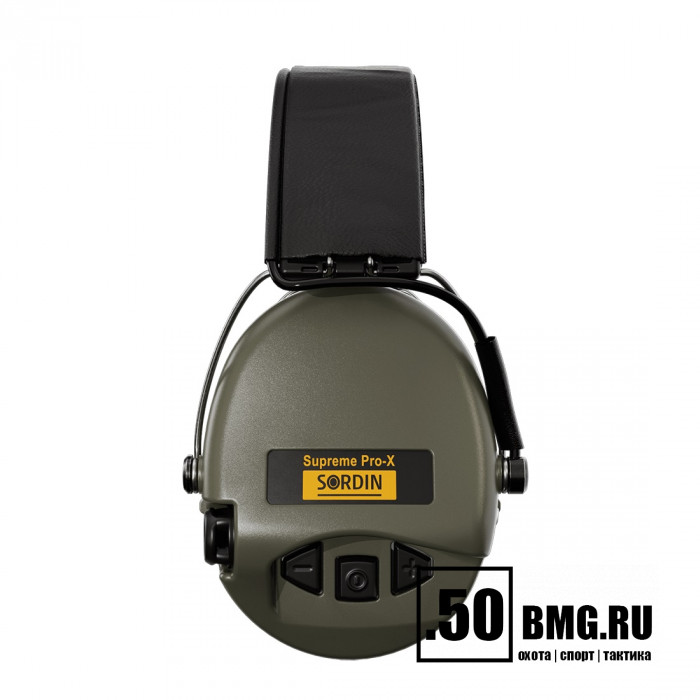 Наушники активные MSA Sordin Supreme Pro-X, Green/Leather (75302-X/L-S)