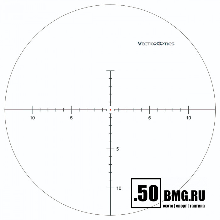 Оптический прицел Vector Optics Minotaur 10-50x60 GenII MFL SFP кольца 34мм