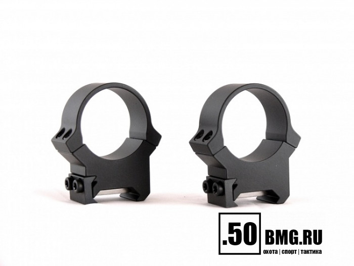 Раздельные кольца Leupold PRW2 на Weaver/Picatinny 30 мм высокие H=27 мм/BH=12 мм (174085) 