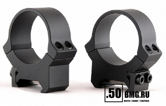 Раздельные кольца Leupold PRW2 на Weaver/Picatinny 30 мм высокие H=27 мм/BH=12 мм (174085) 