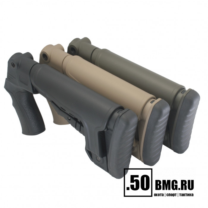 Телескопический приклад DLG Tactical на Бекас 12,16,Авто с подщечником (DLG9105)