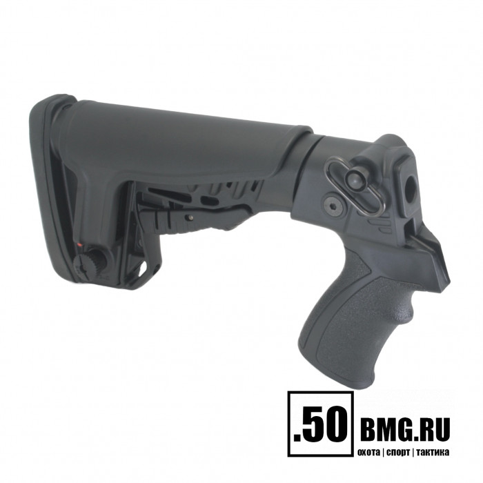 Телескопический приклад DLG Tactical на Бекас 12,16,Авто с подщечником (DLG9105)