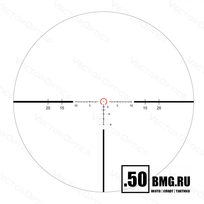 Оптический прицел Vector Optics Continental Tactical X6 1-6x24 SFP FDE кольца 30мм