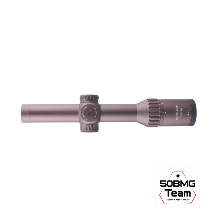 Оптический прицел Vector Optics Continental Tactical X6 1-6x24 SFP FDE кольца 30мм