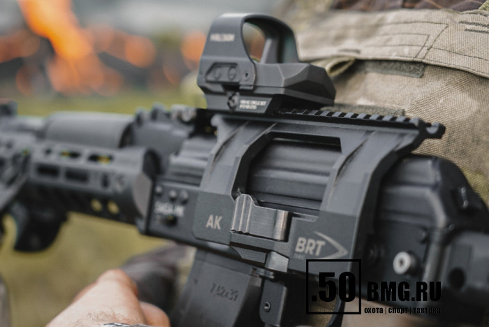Быстросъёмный боковой кронштейн Picatinny/Weaver BRT на АК/Вепрь/Сайга