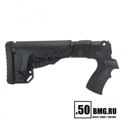 Телескопический складной приклад DLG Tactical на Бекас 12,16,Авто с подщечником (DLG9106)